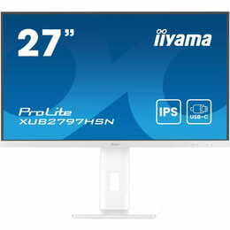 Монитор Iiyama 27" ProLite XUB2797HSN-W2 IPS White 100Hz