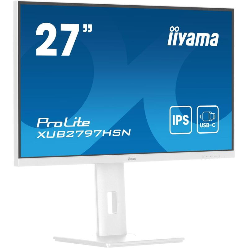 Монітор Iiyama 27" ProLite XUB2797HSN-W2 IPS White 100Hz