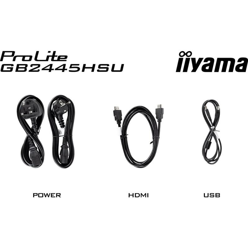 Монітор Iiyama 23.8" G-Master GB2445HSU-B2 IPS Black 100Hz