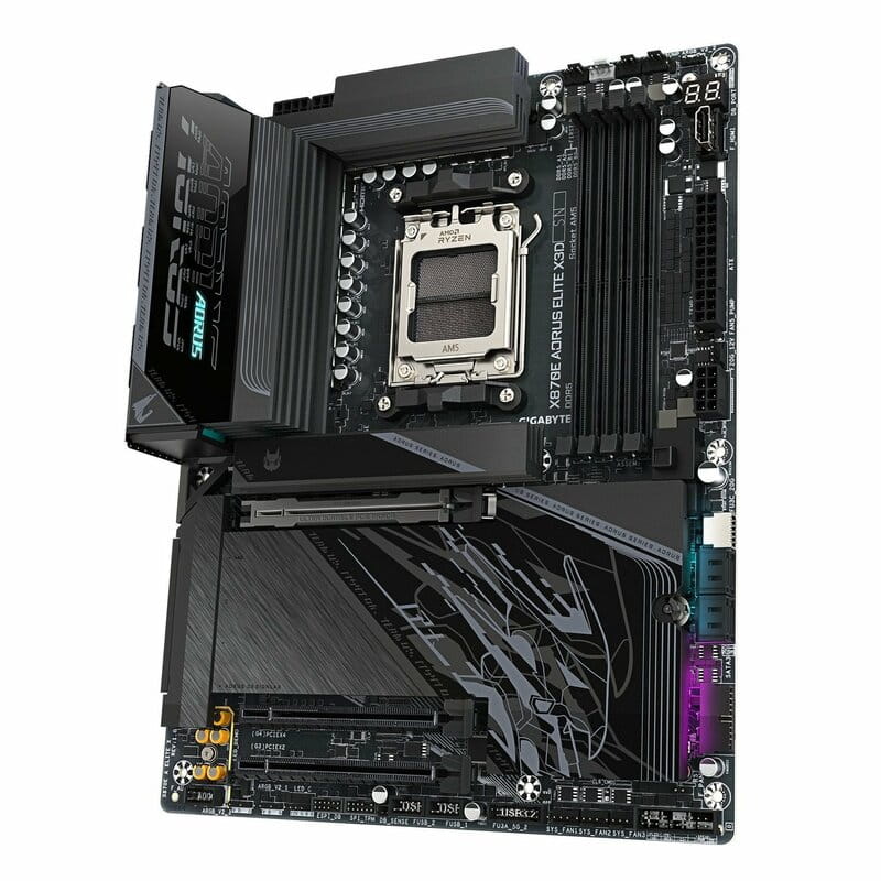 Материнська плата Gigabyte X870E Aorus Elite X3D Socket AM5