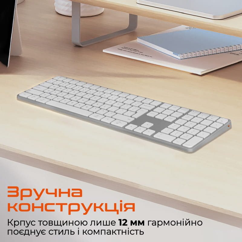Клавіатура бездротова Meetion K230 Black (MT-K230MW-A-RUA)