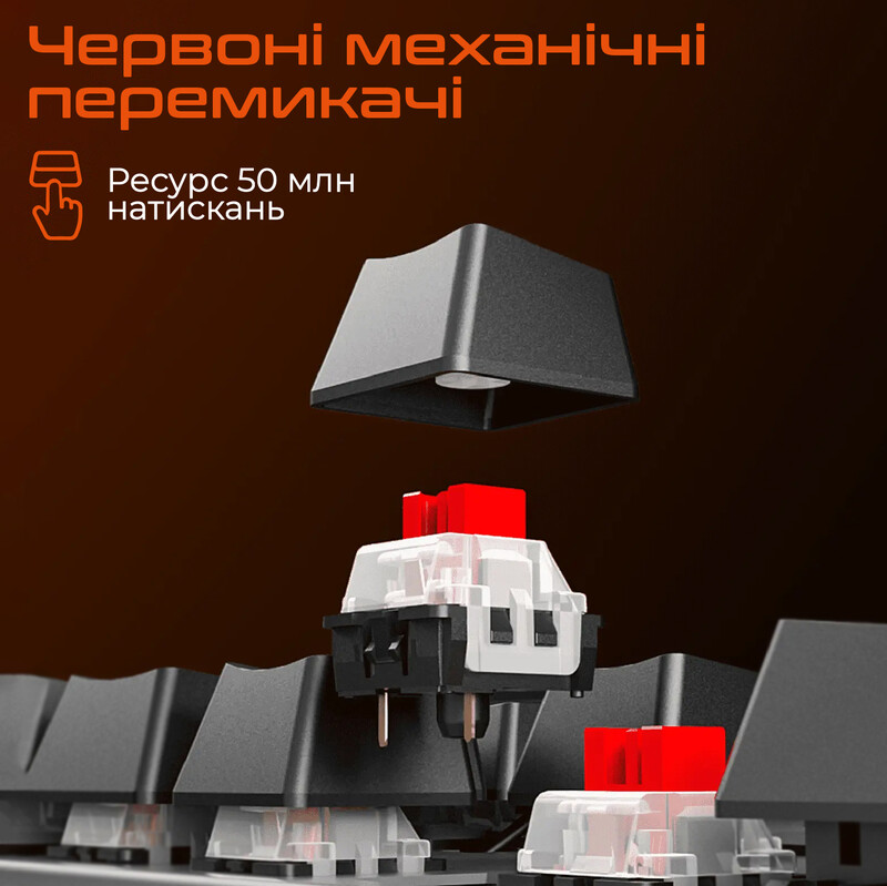 Клавіатура Meetion MK009 Black (MT-MK009RD-A-RUA)
