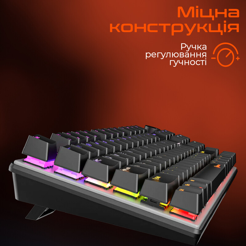 Клавіатура Meetion MK009 Black (MT-MK009RD-A-RUA)