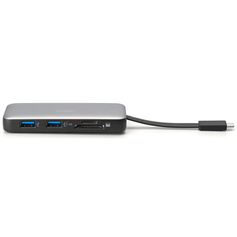 Док-станція Digitus USB-C USB3.2х2/USB-C/SD/MicroSD/HDMI/RJ45 (DA-70916)