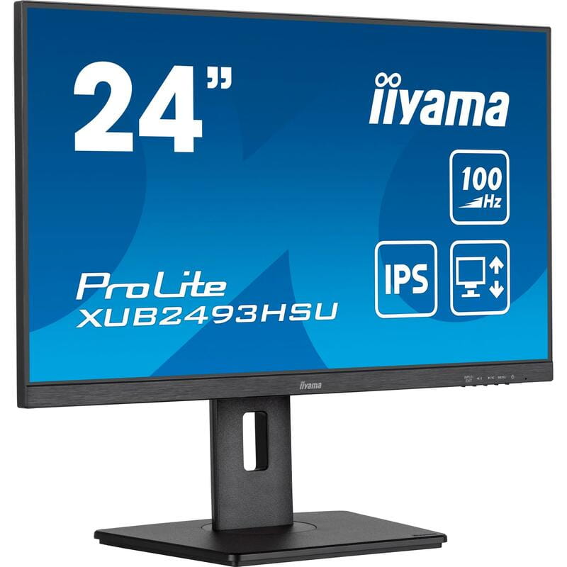Монитор Iiyama 23.8" ProLite XUB2493HSU-B7 IPS Black 100Hz