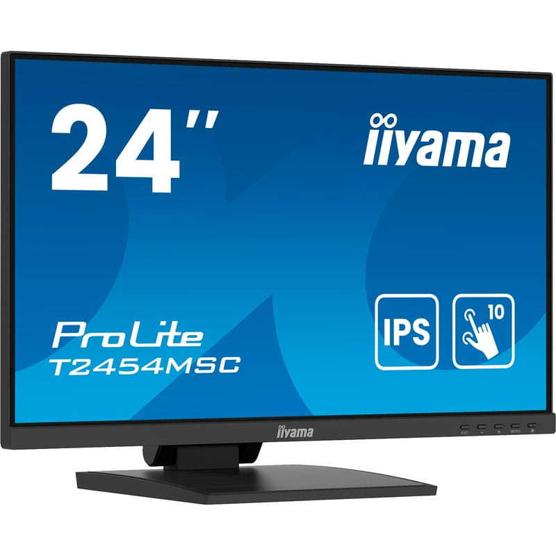 Монітор Iiyama 23.8" ProLite T2454MSC-B2AG IPS Black