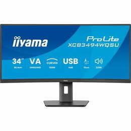 Монитор Iiyama 34" ProLite XCB3494WQSU-B1 VA Black Curved 120Hz