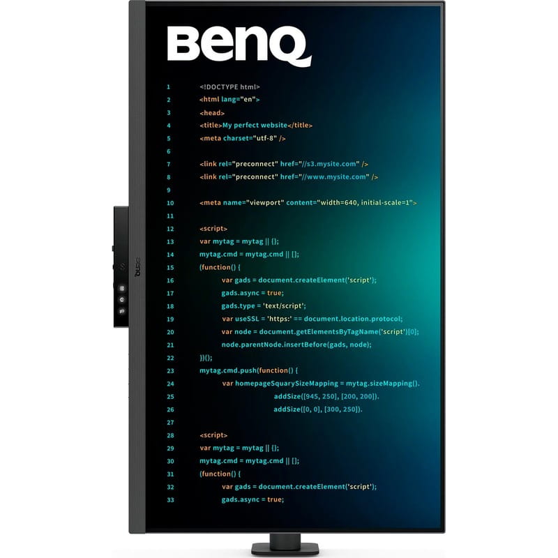 Монітор BenQ 31.5" RD320UA (9H.LMTLA.TBE) IPS Metallic Grey