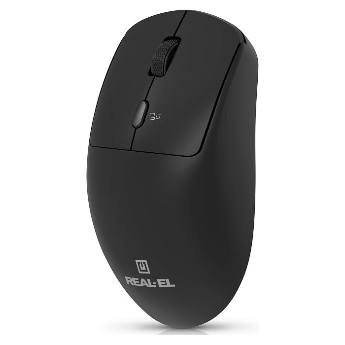 Миша бездротова REAL-EL RM-317W Black