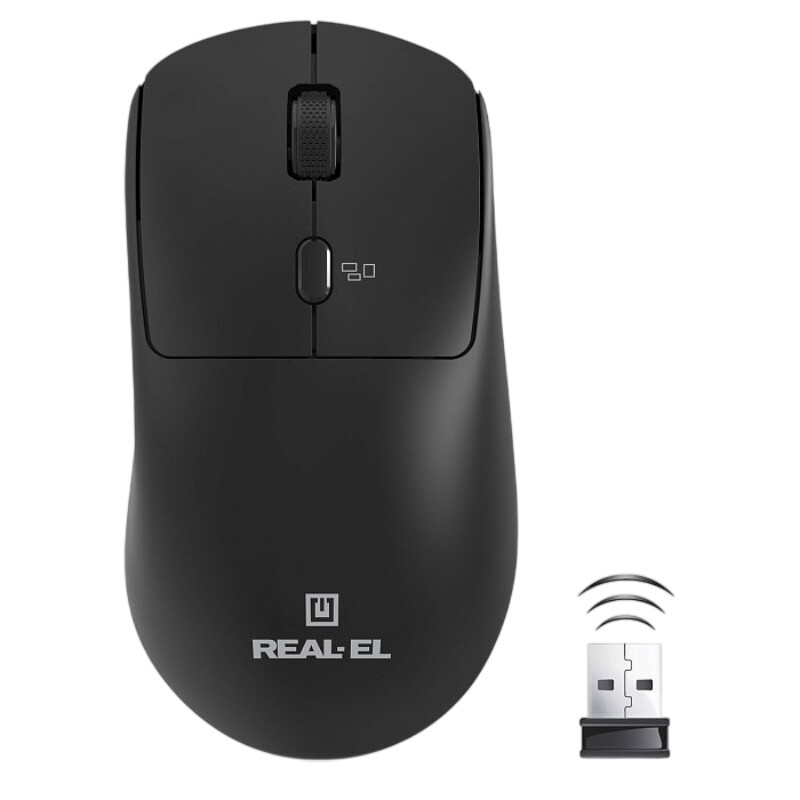 Миша бездротова REAL-EL RM-317W Black