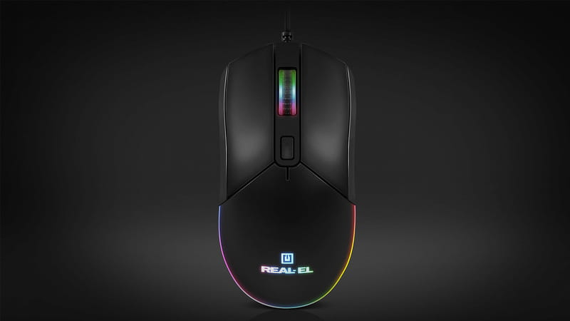 Мышь REAL-EL RM-515 Black