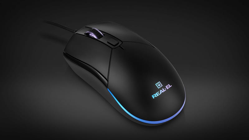 Мышь REAL-EL RM-515 Black