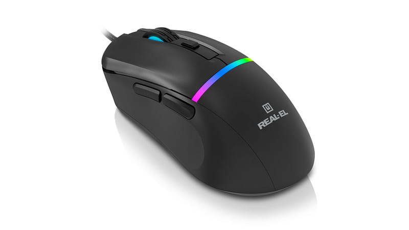 Мышь REAL-EL RM-530 Black
