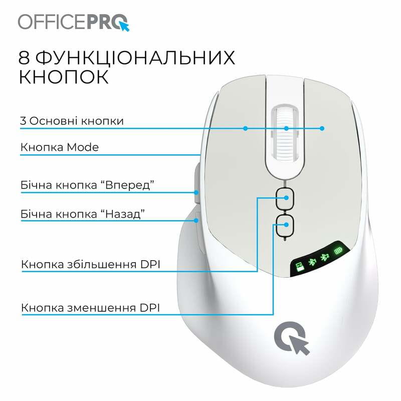 Миша бездротова OfficePro M520W White