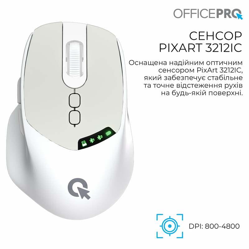 Миша бездротова OfficePro M520W White