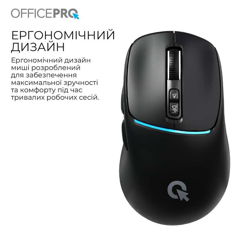 Миша бездротова OfficePro M468B Black