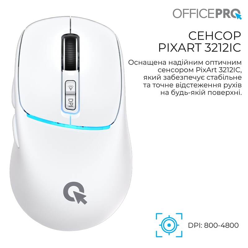 Миша бездротова OfficePro M468W White