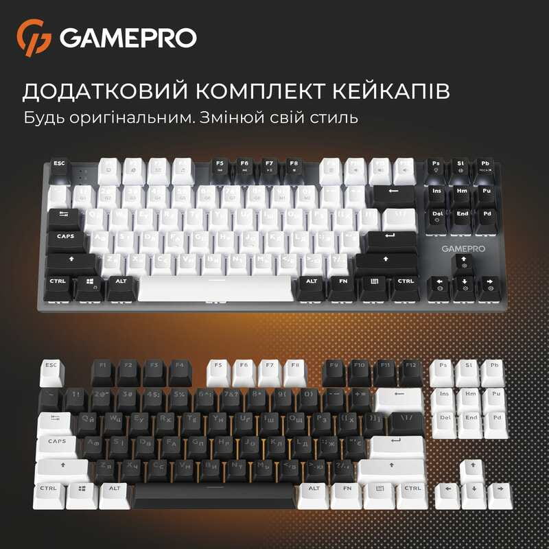 Клавіатура GamePro Genesis Joker MK124G Outemu Red Swithes USB Gray