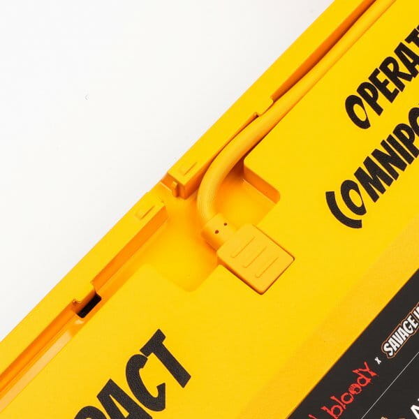 Клавіатура Bloody AT87 RGB Renegade Black/Yellow