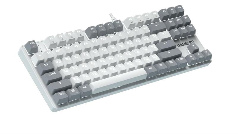 Клавиатура GamePro Genesis Metallic MK110W Outemu Red Swithes USB White