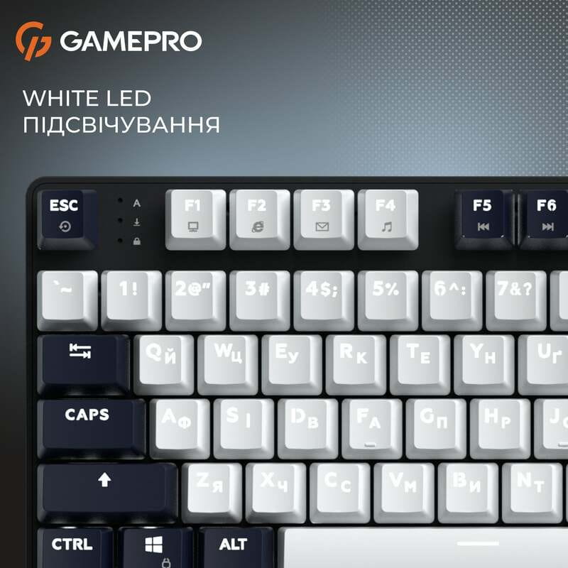 Клавиатура GamePro Genesis Metallic MK110B Outemu Red Swithes USB Black