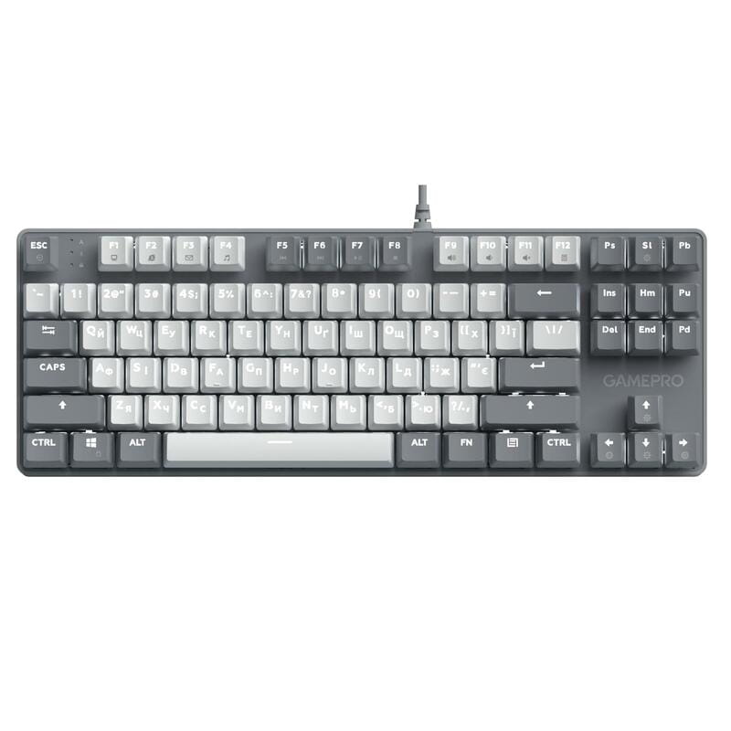 Клавиатура GamePro Genesis Metallic MK110G Outemu Red Swithes USB Gray