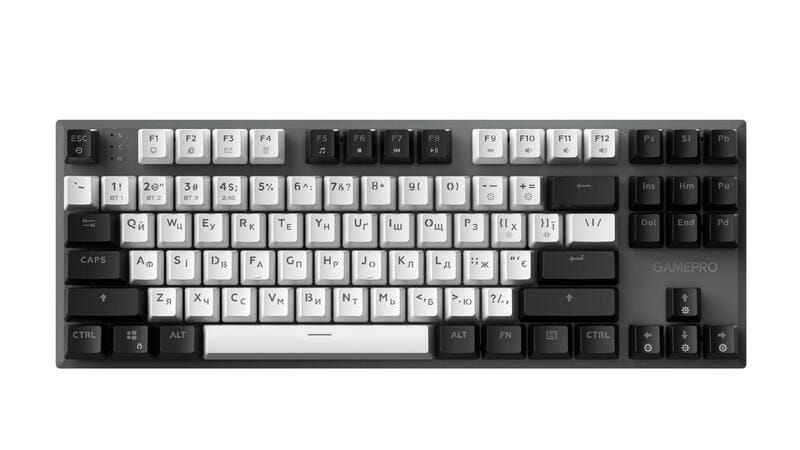 Клавіатура бездротова GamePro Genesis Joker Pro MK124G Pro Gray