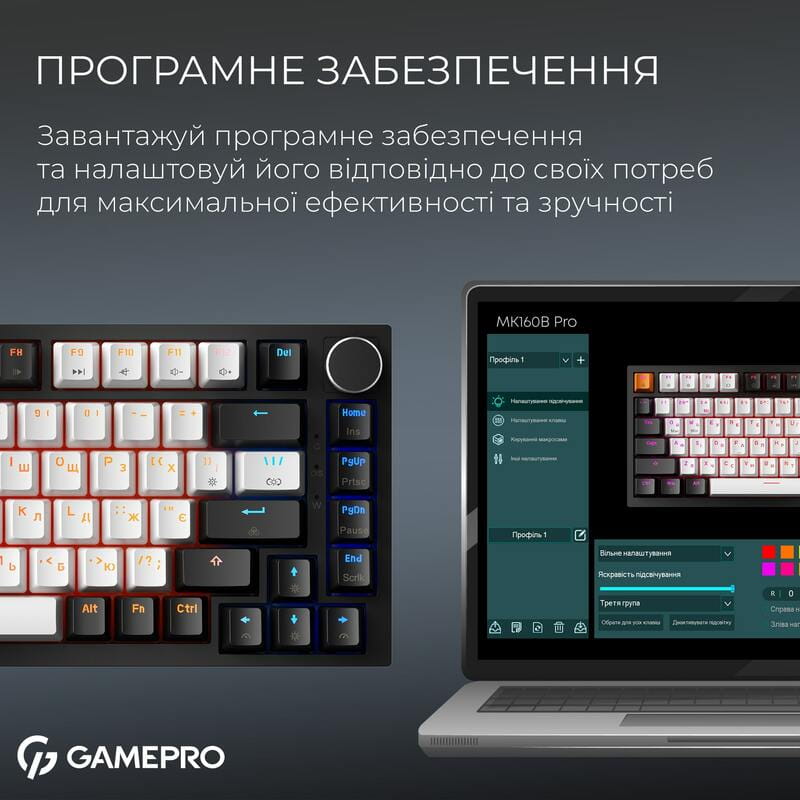 Клавіатура GamePro Asgard Valhalla Max MK160B Max USB Black