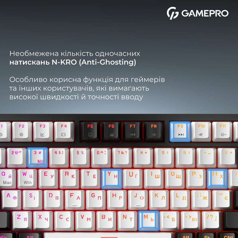 Клавіатура GamePro Asgard Valhalla Max MK160B Max USB Black