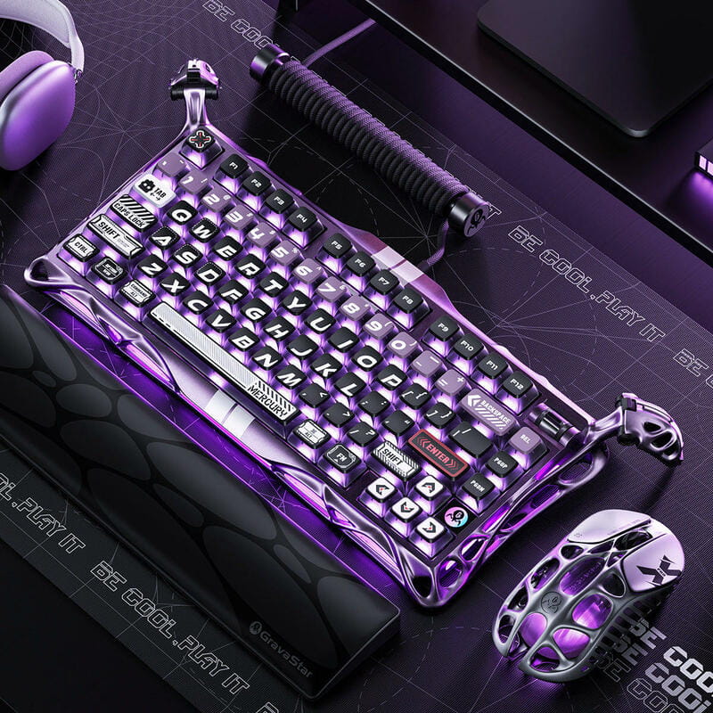 Клавіатура GravaStar Mercury V75 Pro Iron Purple (GS_V75_PRO_PL)