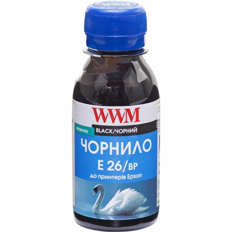 Чорнило WWM Epson Expression Premium XP-600/XP-605/XP-700 (Black Pigment) (E26/BP-2) 100г