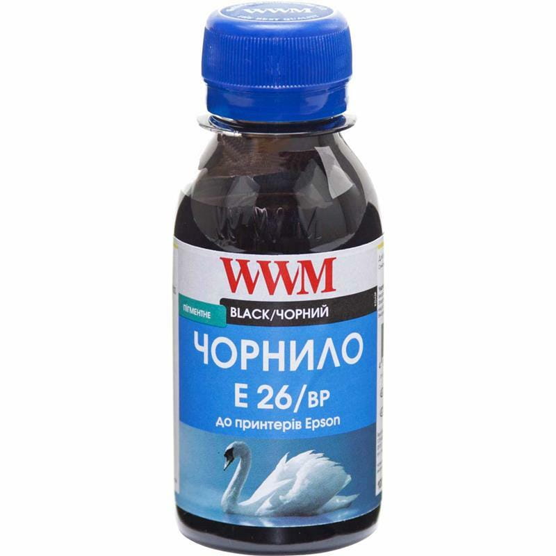 Чернила WWM Epson Expression Premium XP-600/XP-605/XP-700 (Black Pigment) (E26/BP-2) 100г