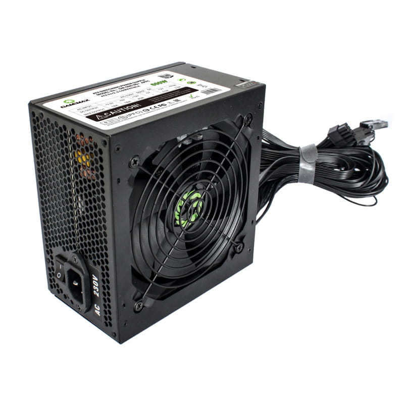 Блок живлення GameMax GM-600 80+ APFC Black 600W