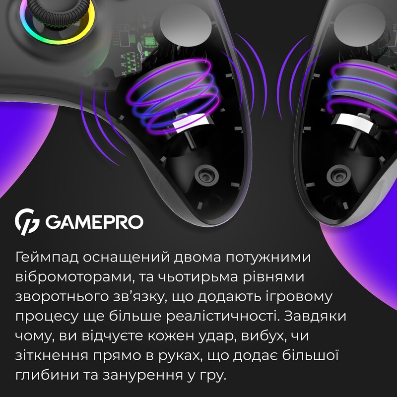 Геймпад GamePro с зарядной станцией GPX13BDOC Black