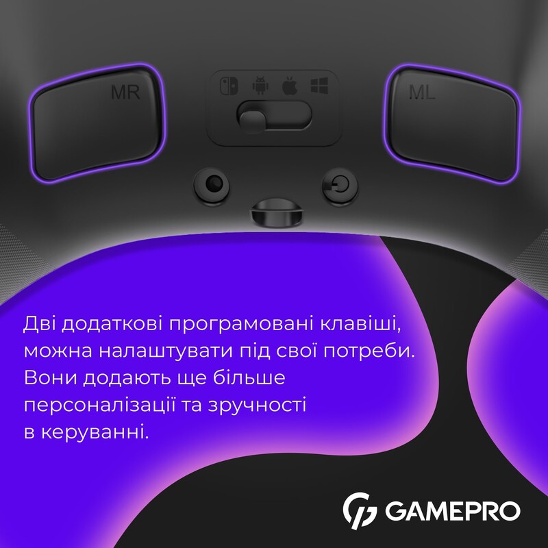 Геймпад GamePro с зарядной станцией GPX13BDOC Black