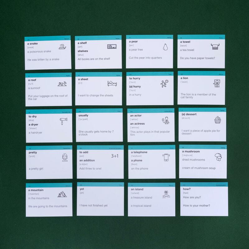 Картки для вивчення англійської мови English Student. A2 – Pre-Intermediate