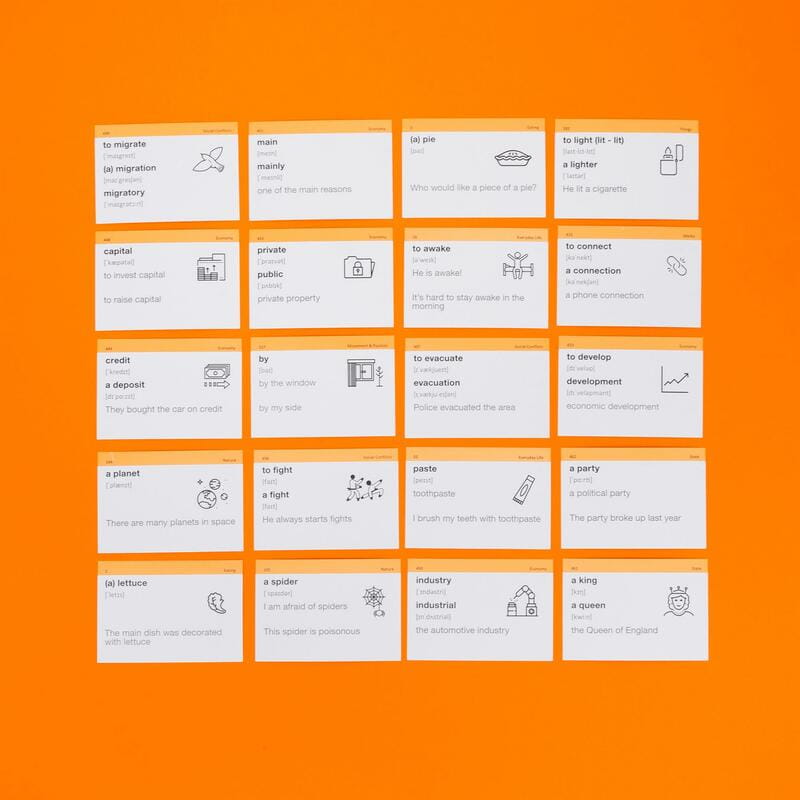 Картки для вивчення англійської мови English Student. B1.1 – Intermediate