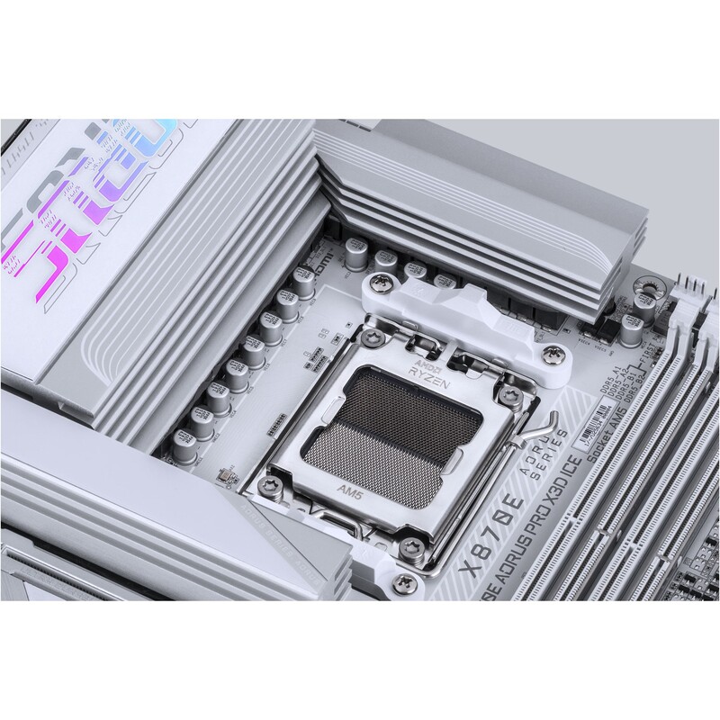 Материнська плата Gigabyte X870E Aorus Pro X3D Ice Socket AM5