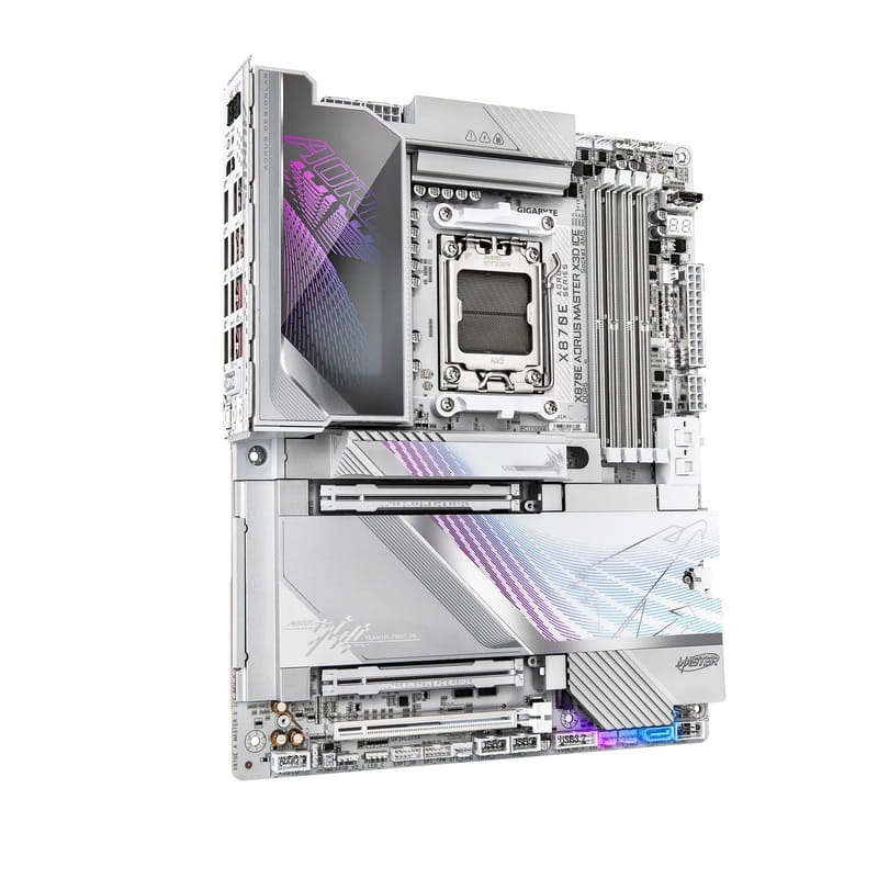 Материнская плата Gigabyte X870E Aorus Master X3D Ice Socket AM5