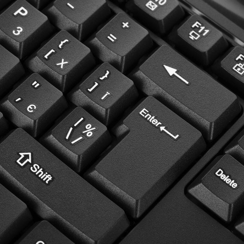 Клавіатура 2E KM1040 Ukr Black (2E-KM1040UB_UA)