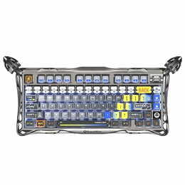 Клавіатура бездротова GravaStar Mercury K1 Pro Interstellar Silver (GS_K1_PRO_S_CGRY)