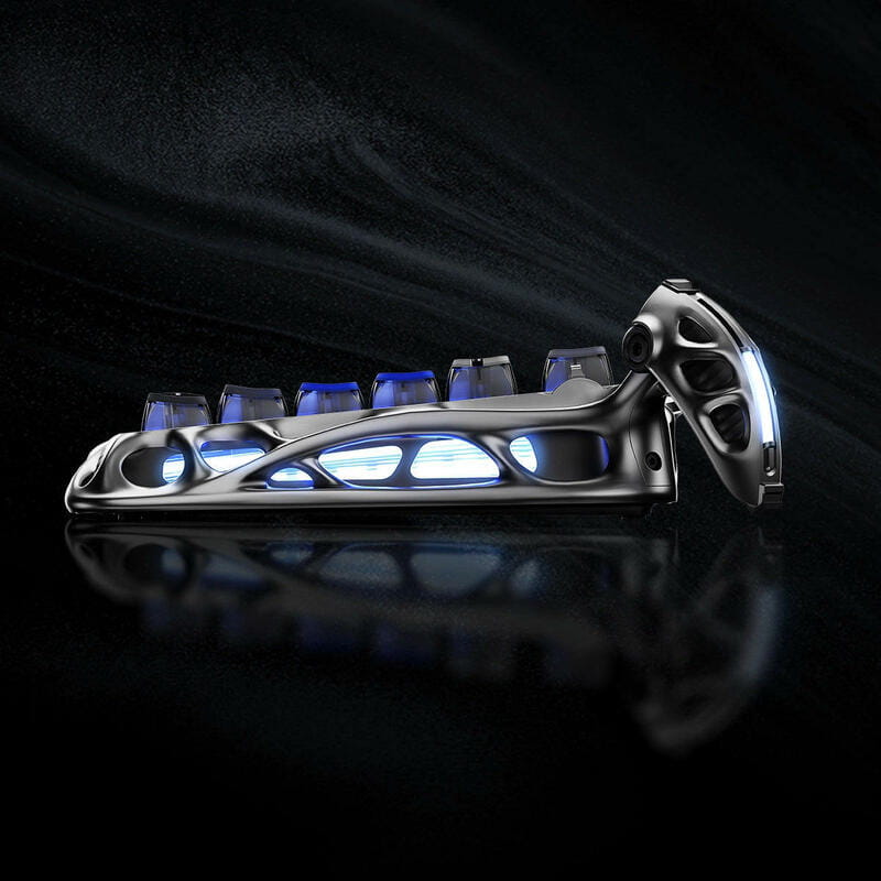 Клавіатура бездротова GravaStar Mercury K1 Pro Interstellar Silver (GS_K1_PRO_S_CGRY)