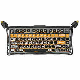 Клавіатура бездротова GravaStar Mercury K1 Pro CyberFlare (GS_K1_PRO_BO_BLK)