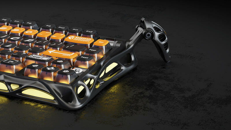 Клавіатура бездротова GravaStar Mercury K1 Pro CyberFlare (GS_K1_PRO_BO_BLK)