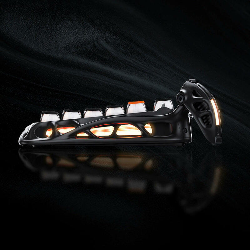 Клавіатура бездротова GravaStar Mercury K1 Pro CyberFlare (GS_K1_PRO_BO_BLK)