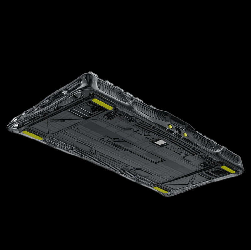 Клавіатура бездротова GravaStar Mercury K1 Lite Transparent Black (GS_K1_LITE_XTAL_BLK)