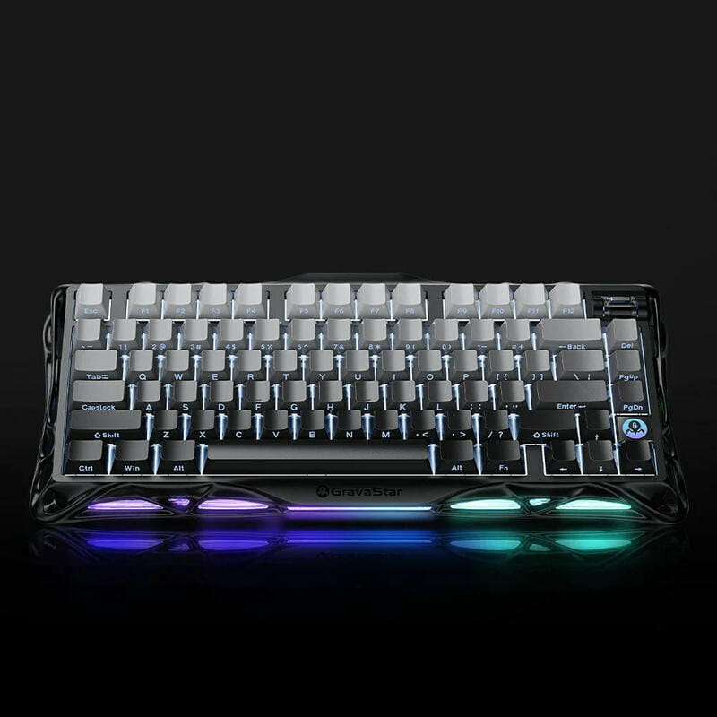 Клавиатура беспроводная GravaStar Mercury K1 Gradient Black (GSK1_GBLK)
