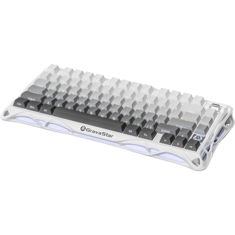 Клавіатура бездротова GravaStar Mercury K1 Gradient White (GSK1_GWHT)
