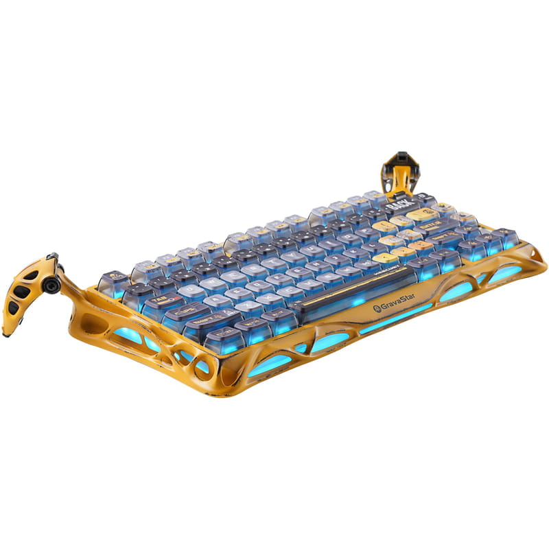 Клавиатура беспроводная GravaStar Mercury K1 Pro Battle-Worn Yellow (GSK1PRO_YLW)