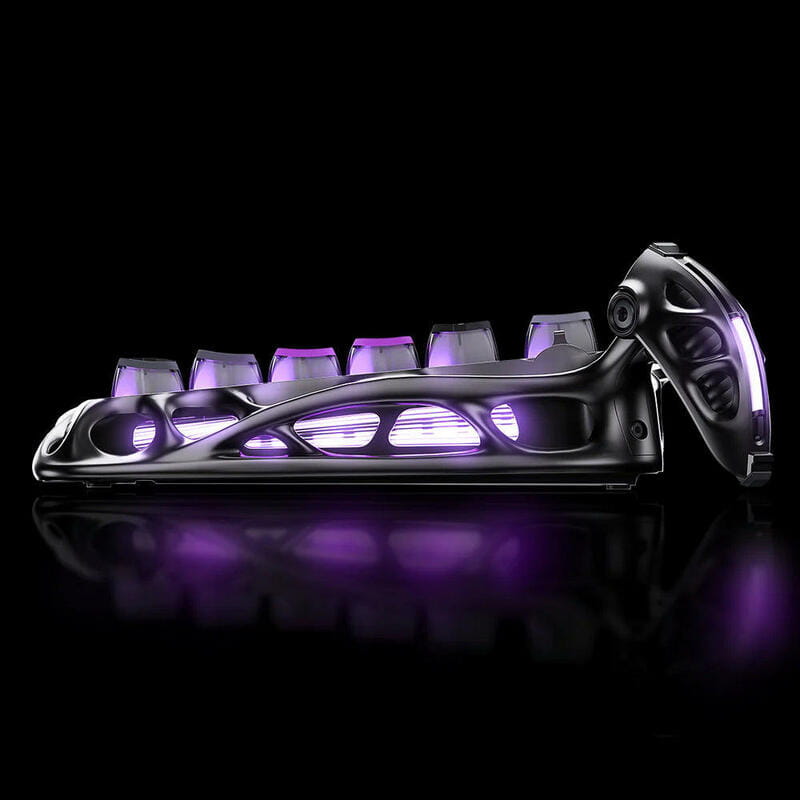 Клавіатура бездротова GravaStar Mercury K1 Pro Cyberpunk (GSK1PRO_CBLK)